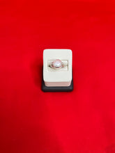 Pure Silver Pearl Ring Size 4.5