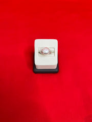 Pure Silver Pearl Ring Size 4.5