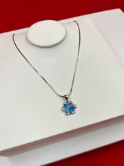 Enamel Love Pendant Necklace