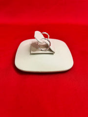 Pure Silver Hoops Earrings (HE73)