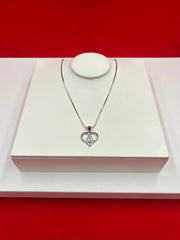 Heart Pure Silver Necklace