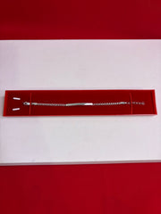 Kids Silver Rakhi Name Engraving Bracelet (6.0-7.0”) (KSR13)