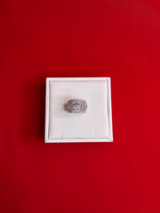 Pure Silver Women’s Cocktail Ring (Size 8) WR265