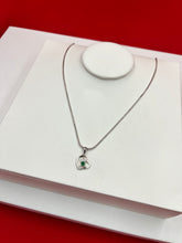 Greenish Heart Pendant Necklace