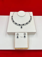 Royal Sapphire Statement Choker Set