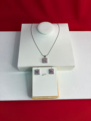 Pure Silver Pendant Set (WN244)
