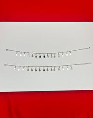 Italian Silver Anklets
