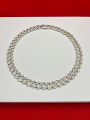 Iced-out Pure Silver Chain 20”