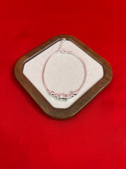 Fancy Pure Silver Bracelet