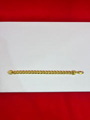 Pure Silver 24K Gold plated Bracelet