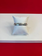 Men Silver Icedout Bracelet (MB135)