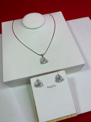 Pure Silver Pendant Set (WN149)