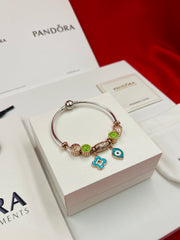 Authentic Pandora 7 Charms Bangle