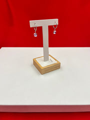 Purple dangling Stone Earrings