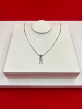 Pure Silver “R” Pendant Necklace
