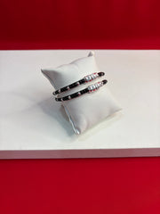 Pure Silver Black Moti (Najariye) Bangles, S-2.3 (SB130)