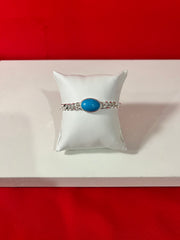 Men Pure Silver Feroza Bracelet (MB44)