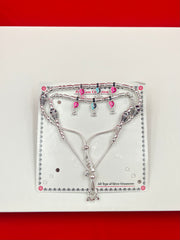 Adjustable Silver Anklets