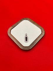 Midnight Bar Silver Pendant