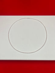 Rolo Pure Silver Chain 24” Sc40