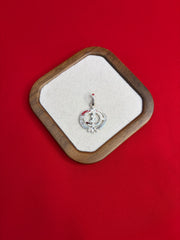 Pure Silver Khanda Pendant (SP91)