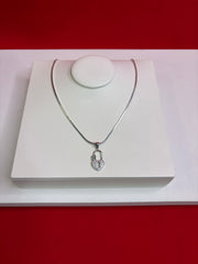 Pure Silver Pendant Necklace (WN123)