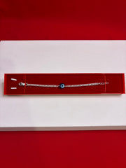 Kids Pure Silver Rakhi Bracelet (KSR2)