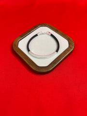 Silver 925 Rubber Bracelet 2.2