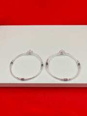Bangle Style Anklets (Pure Silver)