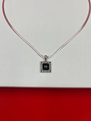 Royal Square Silver Pendant