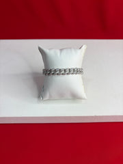Men Silver Icedout Bracelet (MB160)