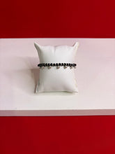 Black Beads Bracelet (7.5-8.5Inches) (Najariye) (WB119)