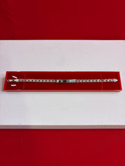 Pure Silver Rakhi Name Engraving Bracelet (NB27)