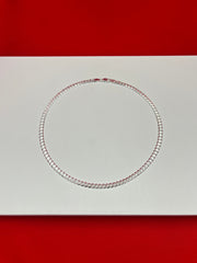Cuban Pure Silver Chain 20” (Sc163)