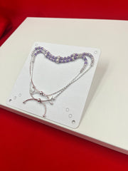 Adjustable Pure silver Anklets