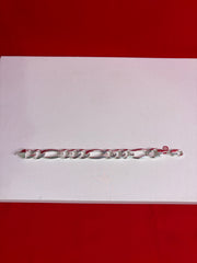 Men’s Pure Silver Figaro Bracelet (MB75)