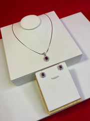 Pure Silver Pendant Set (WN145)