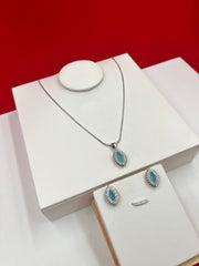 Turquoise Star Glow Pendant Set