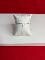 Women’s Evil Eye Silver Bracelet Wb116 (6.5-7.5Inch)