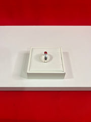 Pure Silver Plain Band Size 11