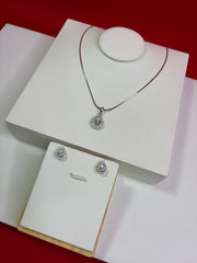 Pure Silver Pendant Set (WN153)