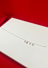 Single promise Silver Anklet