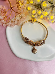 Authentic Rose-Gold Pandora Bracelet