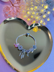 Authentic Pandora 6 Charms Bracelet