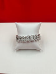 Men iced-out baguette bracelet