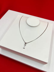 Pure Silver “i” Pendant Necklace