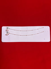 Pure Silver Anklets (7 Inch) (KA106)