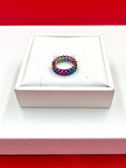 Rosegold Multicolour Band size 6