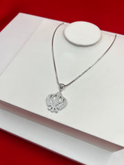 Khanda Silver Pendant Necklace