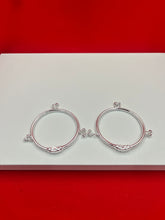 Pure Silver Ghungro Bangle Pair 2.4